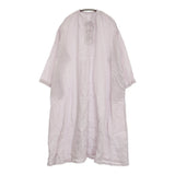 nest Robe リネン天然染め近江晒しレースアップワンピース 01251-1076 ワンピース 25SS ピンク レディース ネストローブ【中古】5-1011M♪