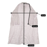 nest Robe リネン天然染め近江晒しレースアップワンピース 01251-1076 ワンピース 25SS ピンク レディース ネストローブ【中古】5-1011M♪