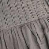 nest Robe コットンカットワークレース×リネン ドレス 01232-1043 ノースリーブ ワンピース ブルーグレー レディース ネストローブ【中古】6-0601S∞