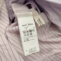 nest Robe It's ME コットンストライプバルーンサロペット 定価29700円 01252-1154 25SS ピンク レディース ネストローブ【中古】5-1011M♪