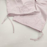 nest Robe It's ME コットンストライプバルーンサロペット 定価29700円 01252-1154 25SS ピンク レディース ネストローブ【中古】5-1011M♪