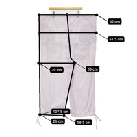 nest Robe It's ME コットンストライプバルーンサロペット 定価29700円 01252-1154 25SS ピンク レディース ネストローブ【中古】5-1011M♪