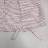 nest Robe It's ME コットンストライプバルーンブラウス 定価26400円 01252-1156 ブラウス シャツ 25SS ピンク レディース ネストローブ【中古】6-0326M∞