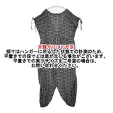 ayanoguchiaya 野口アヤ tsunagi dress 定価49000円 チェック キュプラ オールインワン ツナギ グレー ブラック レディース【中古】6-0422S∞