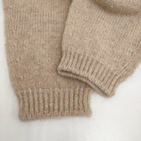 fofofofa HARVEST KNIT PANTS 定価38500円 ウール アルパカ モヘヤ シルク ニット パンツ ベージュ レディース【中古】5-1011T♪