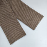 evam eva E193K095 ウール アンゴラ カシミヤ混 ニットパンツ レギンス ベージュ レディース エヴァムエヴァ【中古】5-1126T∞