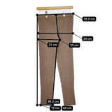 evam eva E193K095 ウール アンゴラ カシミヤ混 ニットパンツ レギンス ベージュ レディース エヴァムエヴァ【中古】5-1126T∞