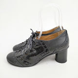 TSUMORI CHISATO WALK キャットメサリオン 24cm ヒール シューズ・靴 ブラック レディース ツモリチサト【中古】6-0208G◎