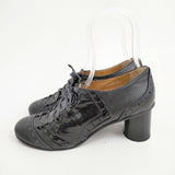 TSUMORI CHISATO WALK キャットメサリオン 24cm ヒール シューズ・靴 ブラック レディース ツモリチサト【中古】6-0208G◎