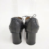 TSUMORI CHISATO WALK キャットメサリオン 24cm ヒール シューズ・靴 ブラック レディース ツモリチサト【中古】6-0208G◎