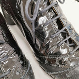 TSUMORI CHISATO WALK キャットメサリオン 24cm ヒール シューズ・靴 ブラック レディース ツモリチサト【中古】6-0208G◎