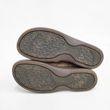 BIRKENSTOCK footprints サイドジップ レザー革 25cm ロング ブーツ ベージュ レディース ビルケンシュトックフットプリンツ【中古】5-1112T◎