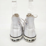 CONVERSE レザーオールスターHI 26.5cm ハイカット スニーカー ホワイト メンズ コンバース【中古】6-0202G◎