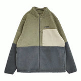Columbia ヘビーウェイト シェルパ フリースジャケット サイズXL 定価27500円 ジャケット カーキ ブルーグレー メンズ コロンビア【中古】5-1108T♪