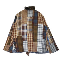45R/45rpm 未使用 インドネルパッチワークのカシュクールブラウス 24AW ブラウン レディース フォーティーファイブアールピーエム【中古】5-1011M♪