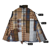 45R/45rpm 未使用 インドネルパッチワークのカシュクールブラウス 24AW ブラウン レディース フォーティーファイブアールピーエム【中古】5-1011M♪