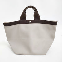 Herve Chapelier 725GP リュクス舟型トートL 定価151800円 トートバッグ ベージュ レディース エルベ・シャプリエ【中古】5-1011G♪