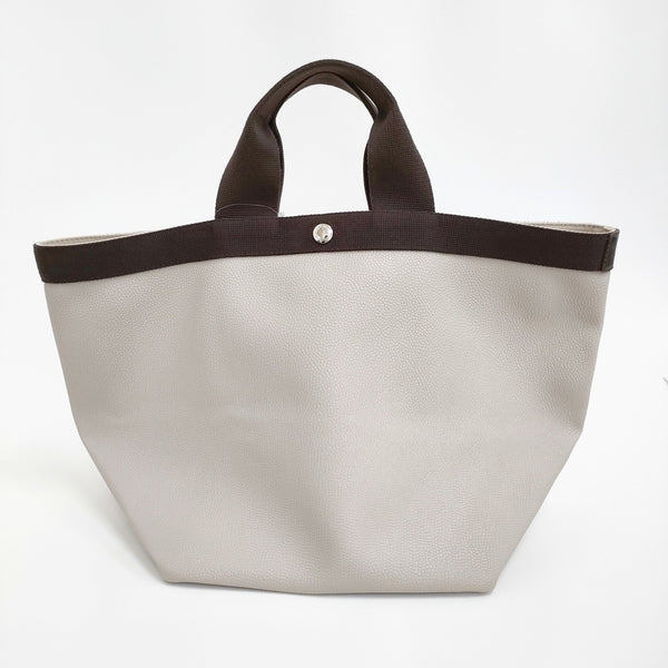 Herve Chapelier 725GP リュクス舟型トートL 定価151800円 トートバッグ ベージュ レディース エルベ・シャプリエ【中古】5-1011G♪