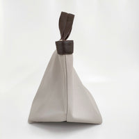 Herve Chapelier 725GP リュクス舟型トートL 定価151800円 トートバッグ ベージュ レディース エルベ・シャプリエ【中古】5-1011G♪