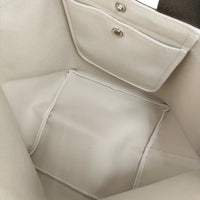 Herve Chapelier 725GP リュクス舟型トートL 定価151800円 トートバッグ ベージュ レディース エルベ・シャプリエ【中古】5-1011G♪