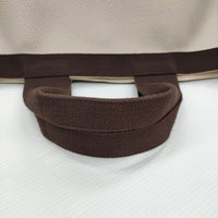 Herve Chapelier 725GP リュクス舟型トートL 定価151800円 トートバッグ ベージュ レディース エルベ・シャプリエ【中古】5-1011G♪