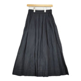 TOMORROWLAND collection リネンタックロングスカート 13059205501 ロングスカート 濃紺 ネイビー レディース トゥモローランド【中古】6-0326M∞