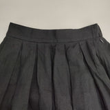 TOMORROWLAND collection リネンタックロングスカート 13059205501 ロングスカート 濃紺 ネイビー レディース トゥモローランド【中古】6-0326M∞