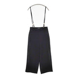 Unaca サロペットパンツ 591-6280015 ポリエステルワイド パンツ ブラック レディース アナカ【中古】6-0214G∞