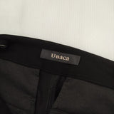 Unaca サロペットパンツ 591-6280015 ポリエステルワイド パンツ ブラック レディース アナカ【中古】6-0214G∞