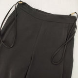 Unaca サロペットパンツ 591-6280015 ポリエステルワイド パンツ ブラック レディース アナカ【中古】6-0214G∞