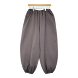 mizuiro-ind ストライプドローストリングイージーパンツ 定価19580円 パンツ 25SS グレー レディース ミズイロインド【中古】5-1011M♪