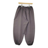 mizuiro-ind ストライプドローストリングイージーパンツ 定価19580円 パンツ 25SS グレー レディース ミズイロインド【中古】5-1011M♪