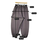 mizuiro-ind ストライプドローストリングイージーパンツ 定価19580円 パンツ 25SS グレー レディース ミズイロインド【中古】5-1011M♪
