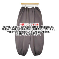 mizuiro-ind ストライプドローストリングイージーパンツ 定価19580円 パンツ 25SS グレー レディース ミズイロインド【中古】5-1011M♪