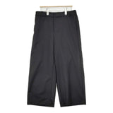 mizuiro-ind ウール混 イージースラックス パンツ ブラック レディース ミズイロインド【中古】5-1126T∞