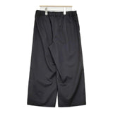 mizuiro-ind ウール混 イージースラックス パンツ ブラック レディース ミズイロインド【中古】5-1126T∞