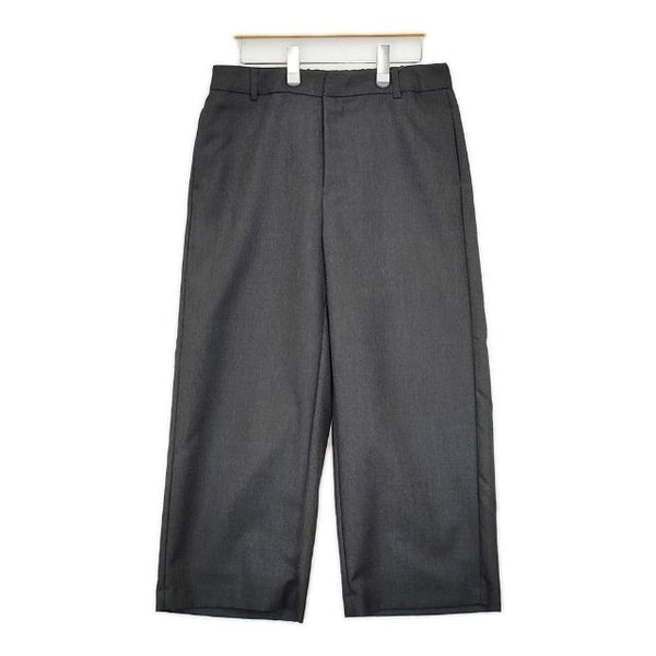 mizuiro-ind ウール混 イージースラックス パンツ グレー レディース ミズイロインド【中古】5-1126T∞