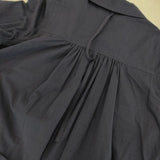 susuri ドロシーシャツコート 15-001 コットン ベルト付き コート ネイビー レディース ススリ【中古】6-0214M∞