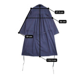 susuri ドロシーシャツコート 15-001 コットン ベルト付き コート ネイビー レディース ススリ【中古】6-0214M∞