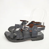 45R/45rpm レザー 908SANDALS サイズ1 サンダル ブラック レディース フォーティーファイブアールピーエム【中古】6-0417S◎