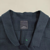 mina perhonen sunny hole リネン コート ワンピースコート abs3971 コート 23SS グリーン ネイビー レディース ミナペルホネン【中古】5-1014M♪