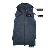 mina perhonen sunny hole リネン コート ワンピースコート abs3971 コート 23SS グリーン ネイビー レディース ミナペルホネン【中古】5-1014M♪