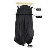 mame Sheer Draping Knitted Skirt サイズ1 定価60500円 ニット ロングスカート 25SS ブラック レディース マメクロゴウチ【中古】5-1014G♪