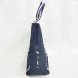 Anya Hindmarch 新品 イギリス限定TESCO UNIVERSAL BAG エコバッグ トートバッグ ネイビー レディース アニヤ・ハインドマーチ【中古】5-1014G♪