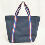 Anya Hindmarch 新品 イギリス限定TESCO UNIVERSAL BAG エコバッグ トートバッグ ネイビー レディース アニヤ・ハインドマーチ【中古】5-1014G♪