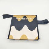 marimekko nuuka 2 pikku lokki 小物入れ ポーチ ブラック ベージュ レディース マリメッコ【中古】5-1130G∞
