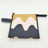 marimekko nuuka 2 pikku lokki 小物入れ ポーチ ブラック ベージュ レディース マリメッコ【中古】5-1130G∞