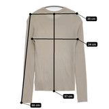 Spick and Span ウォッシャブル クルーネックリブニット 定価13200円 ニット 24AW ベージュ レディース スピックアンドスパン【中古】5-1014T♪