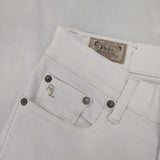 POLO RALPH LAUREN スキニーパンツ tompkins skinny デニムパンツ ホワイト レディース ポロ・ラルフローレン【中古】6-0205G∞