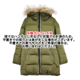 DESCENTE ALLTERRAIN 水沢ダウン ラクーンファー DOR-C7638W サイズM ダウンコート カーキ レディース デサントオルテライン【中古】5-1123A♪